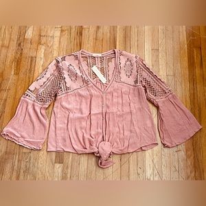 LOVESTITCH Women’s BOHO Lace Blouse